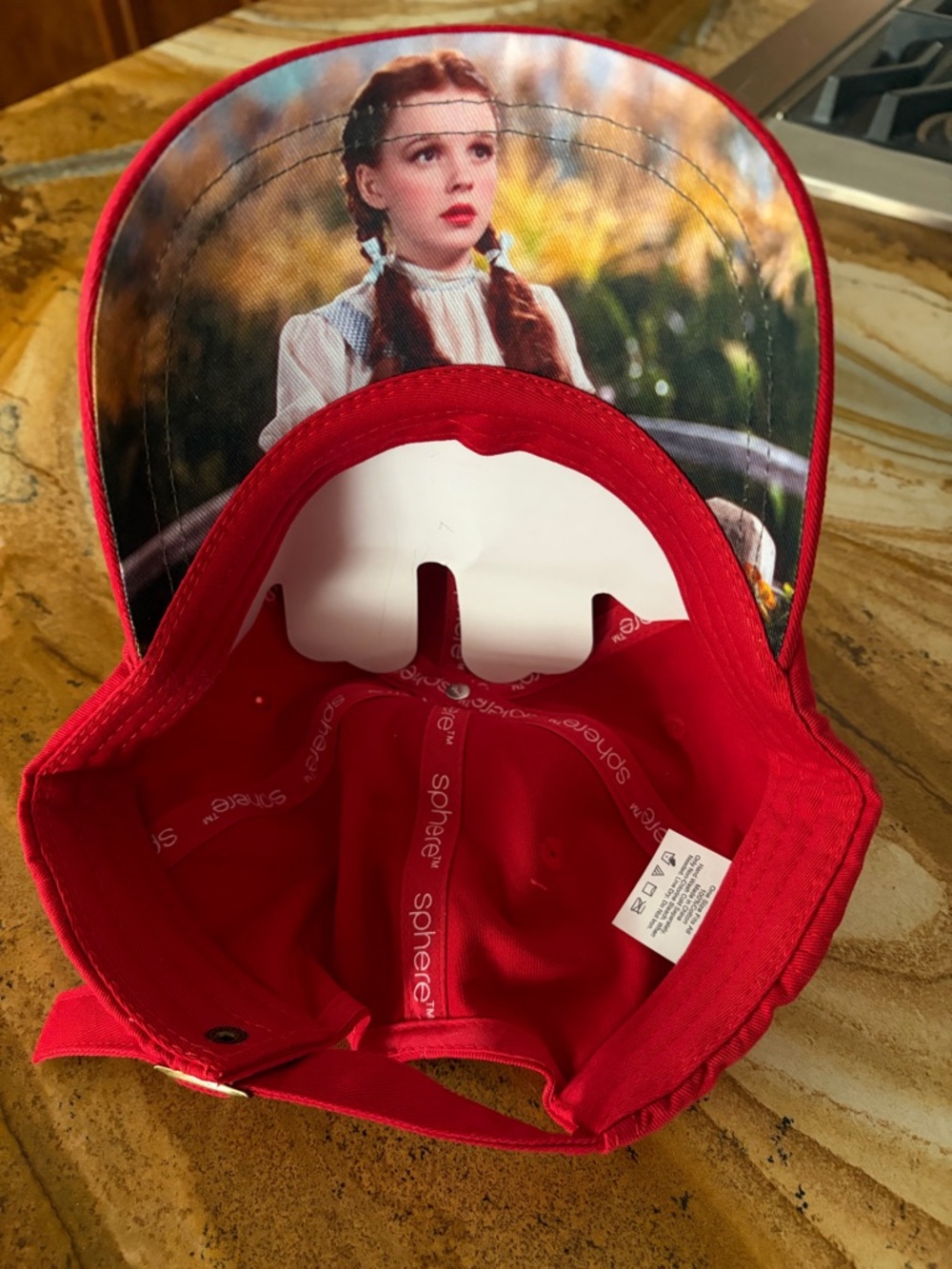 The Wizard of Oz Red Embroidered Cap - Picture 5 of 6